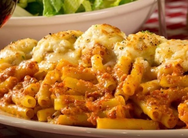 buca di beppo baked ziti