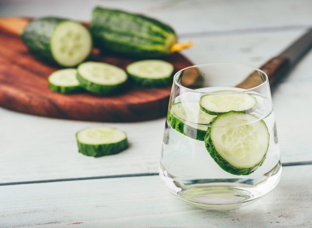 cucumber water