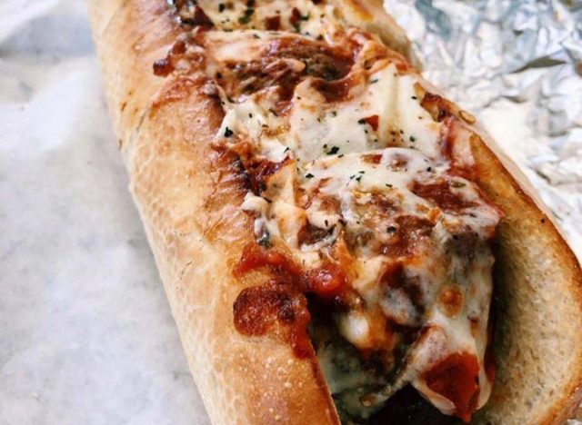 dave's cosmic subs meatball sub