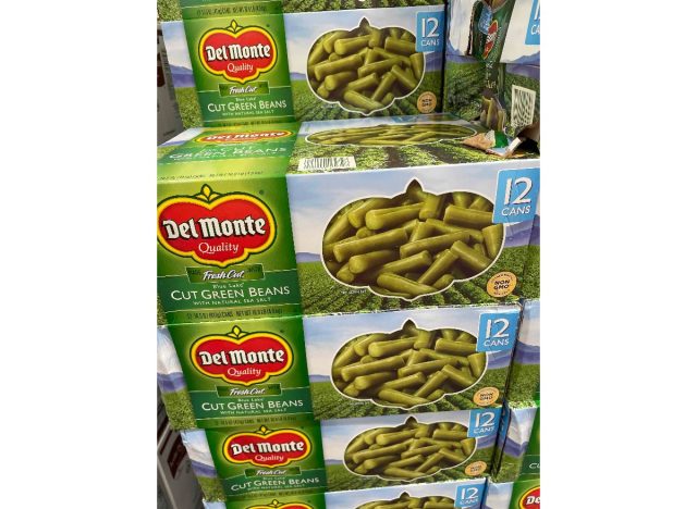 del monte canned green beans