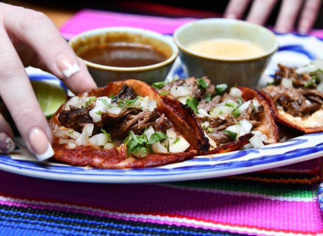 dos caminos birria tacos