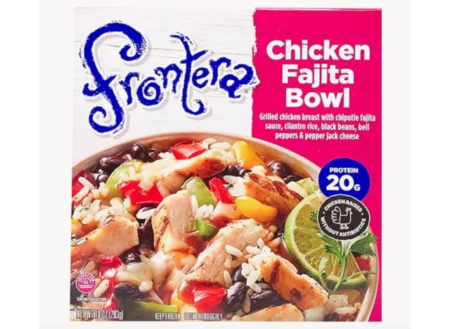 chicken fajita bowl