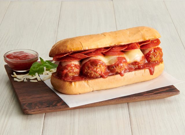 fazoli's meatball sub sandwich