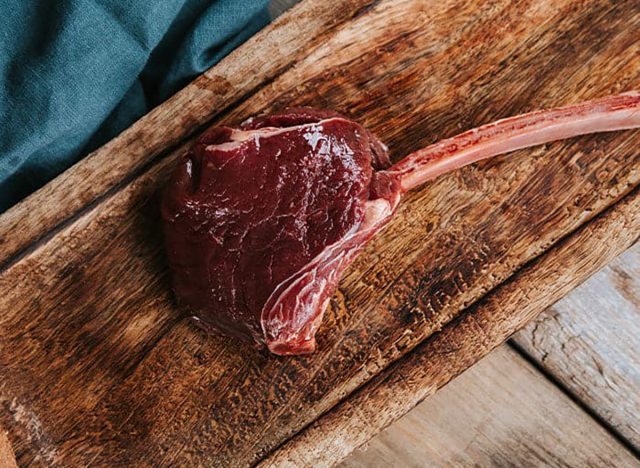 The tomahawk venison steak is a force of nature