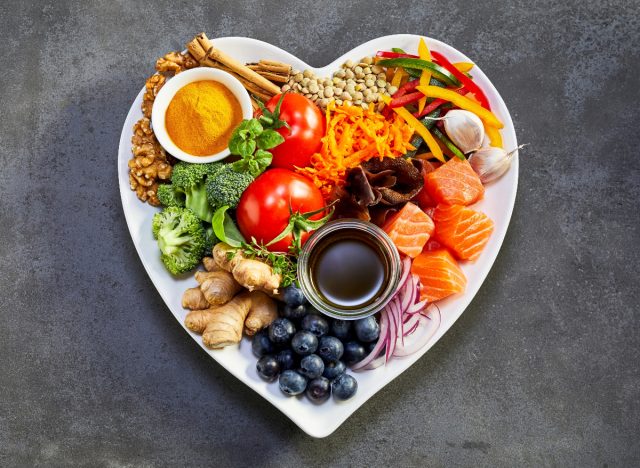 heart-healthy diet concept