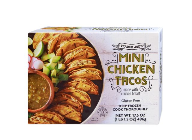mini chicken tacos