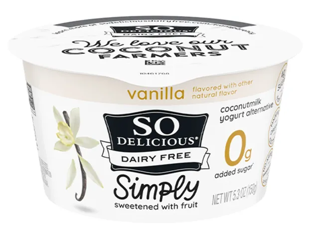 So Delicious Dairy Free Vanilla Coconutmilk Yogurt Alternative 