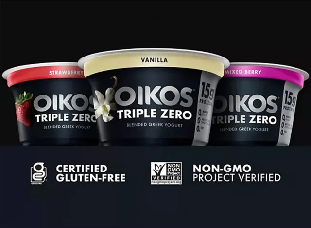 Oikos Triple Zero Blended Greek Yogurt