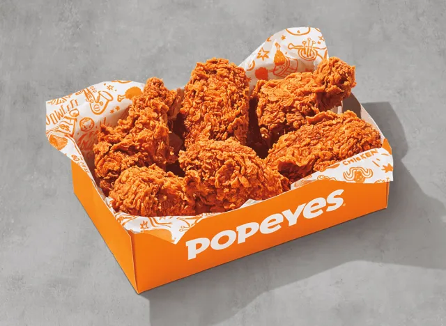 popeyes 6 piece chicken wings