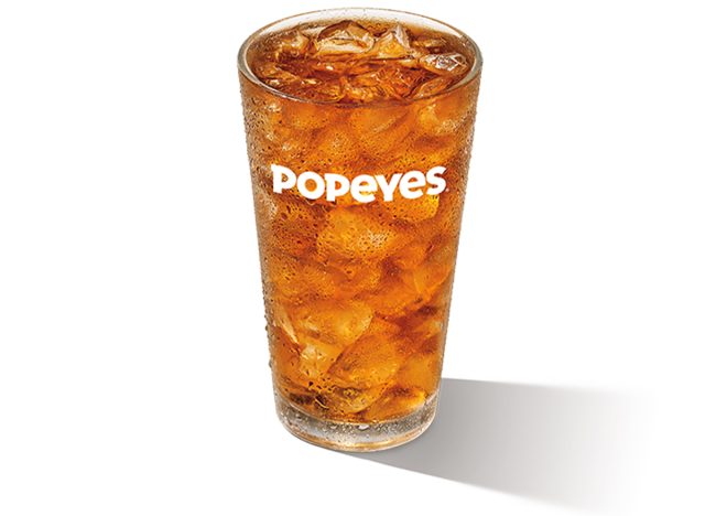 popeyes unsweet tea