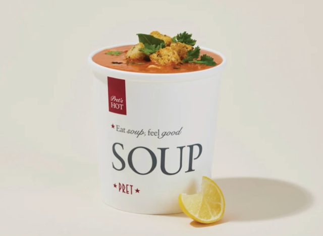 pret a manger tomato and feta soup