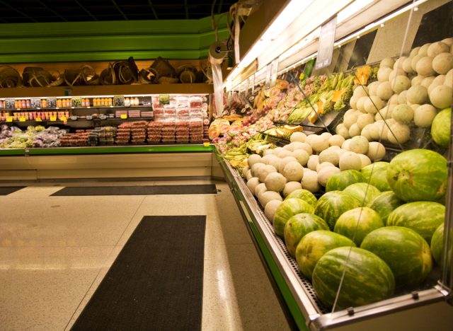 produce section of grocery store