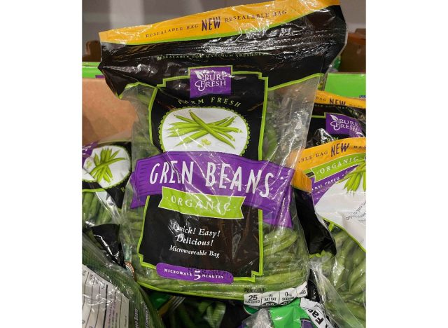 pure fresh green beans