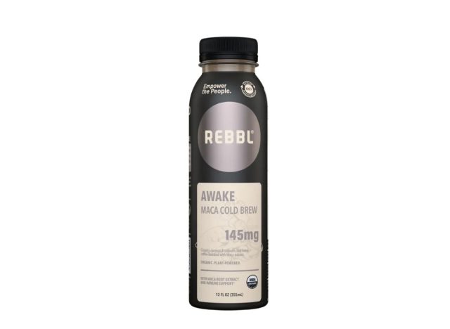 bottle of Rebbl Maca Cold Brew on a white background