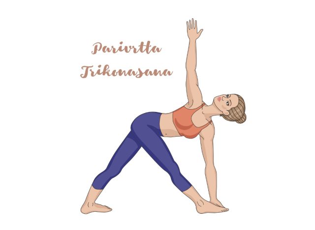 revolved triangle pose