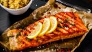 healthy piece of salmon on parchment paper, concept of can salmon help you lose weight