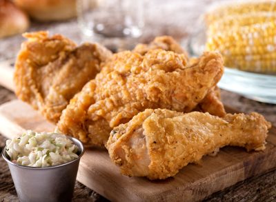 southern fried chicken dinner