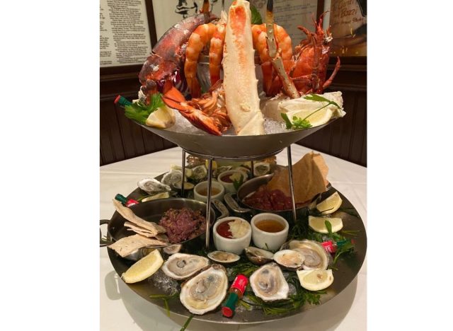 the palm seafood tower