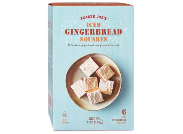 trader joe's iced gingerbread squares