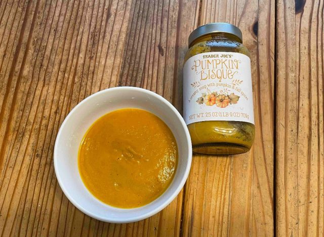 trader joe's pumpkin bisque