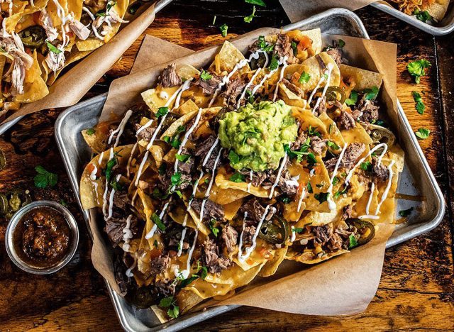 Twin Peaks Double Stacked Brisket Nachos