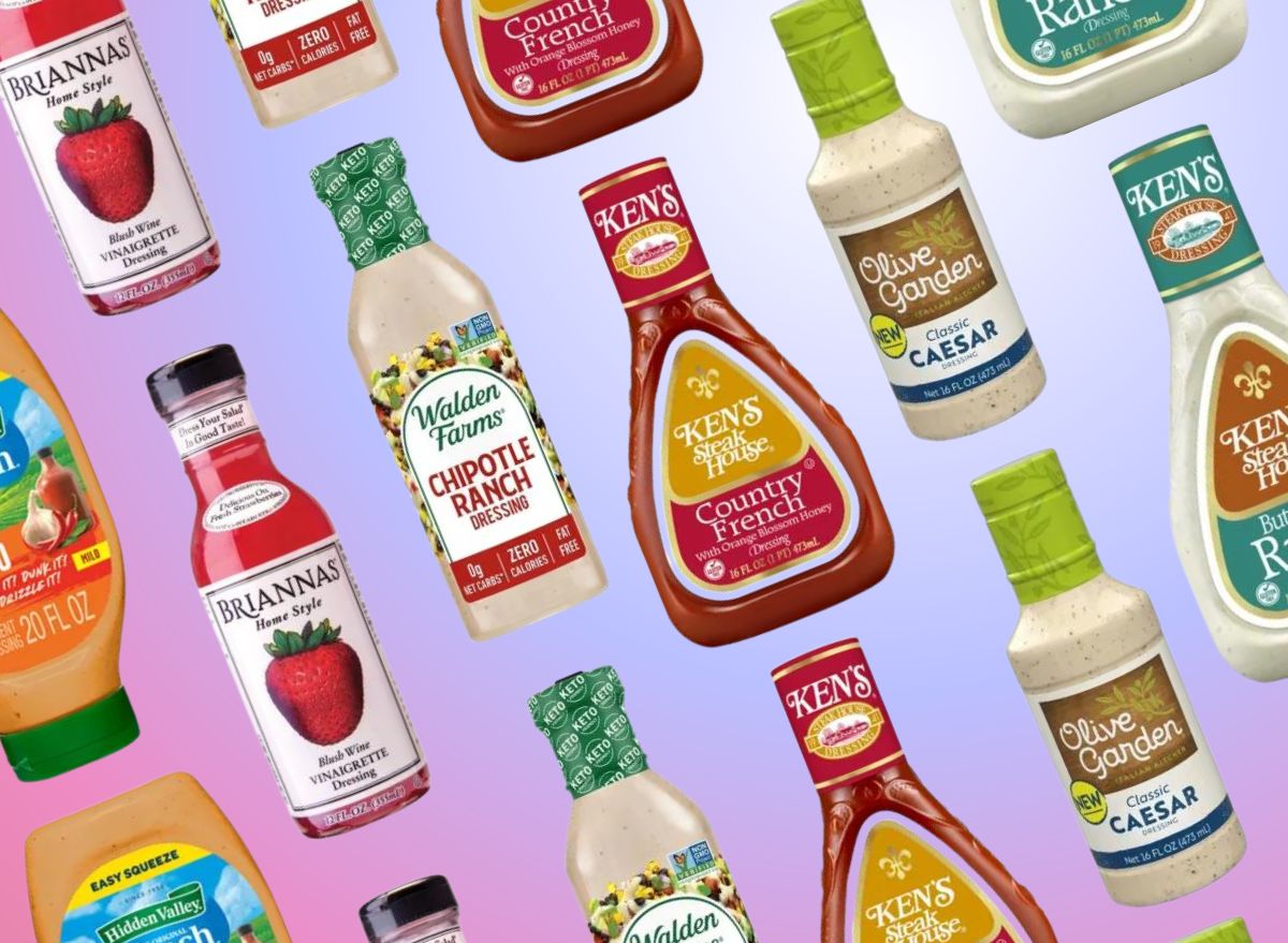 unhealthy salad dressings