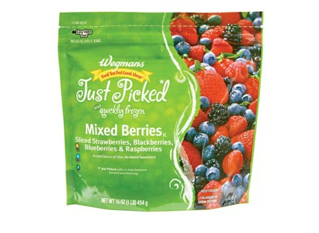 Wegmans mixed frozen berries