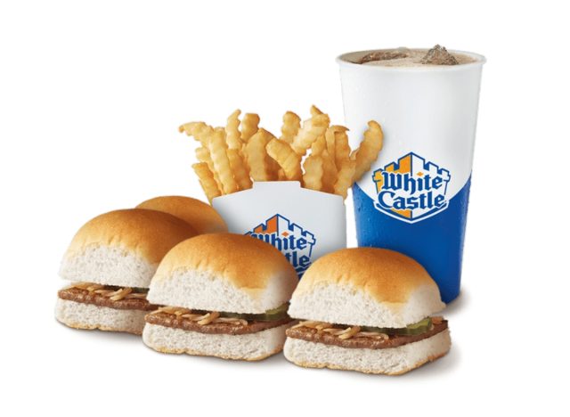 white castle original slider combo