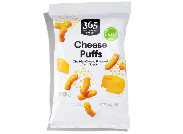 365 Cheese Puffs at Whole Foods