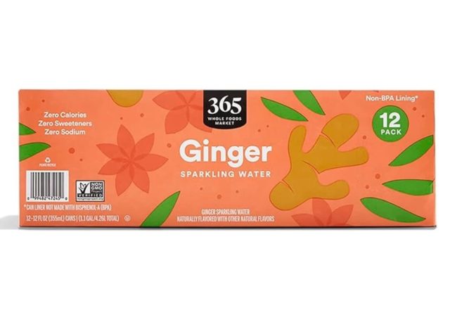 365 ginger sparkling water