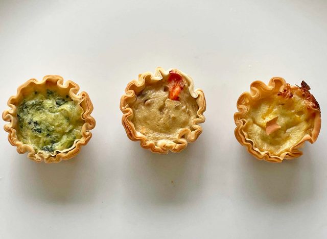 American Bistro Vegetarian Mini Quiche Trio Pastries, 15 mini quiches at Whole  Foods Market