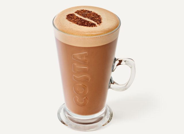 Hot chocolate at Costa