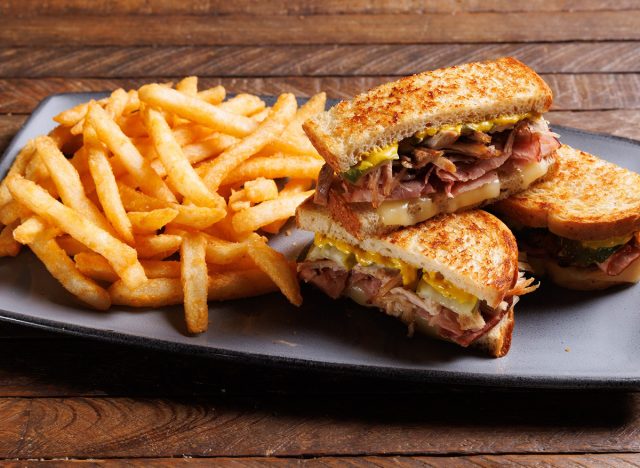 Cuban sandwich at Lazy Dog Restaurant