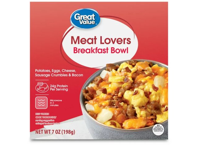 Great Value Meat Lovers Breakfast Bowl
