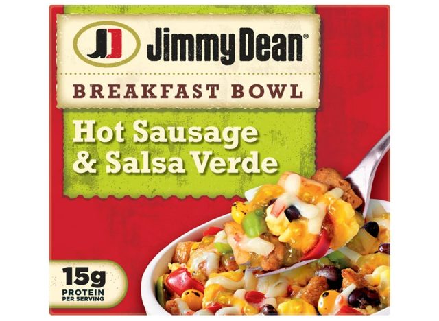 Jimmy Dean Hot Sausage and Salsa Verde Breakfast Bowl