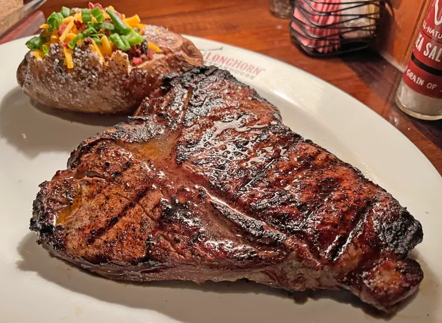 LongHorn porterhouse at LongHorn Steakhouse