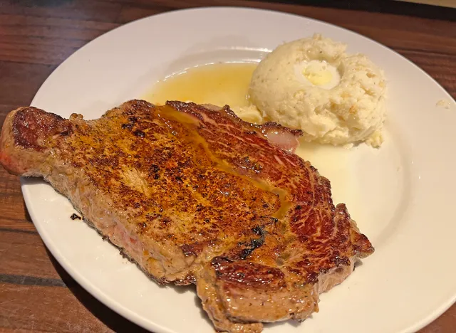 12-ounce ribeye at LongHorn Steakhouse