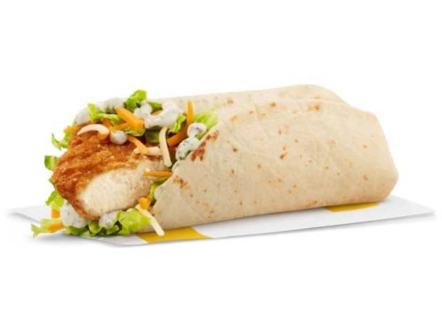 McDonald's Canada Ranch Chicken Snack Wrap