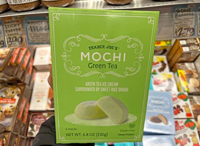Trader Joe's green tea mochi