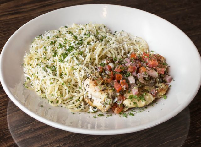 Chicken piccata at Old Spaghetti Factory