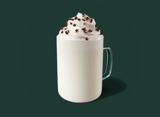 Peppermint White Hot Chocolate