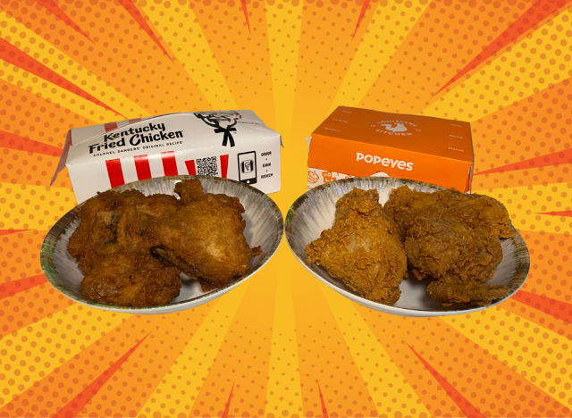 Popeyes vs KFC fried chicken