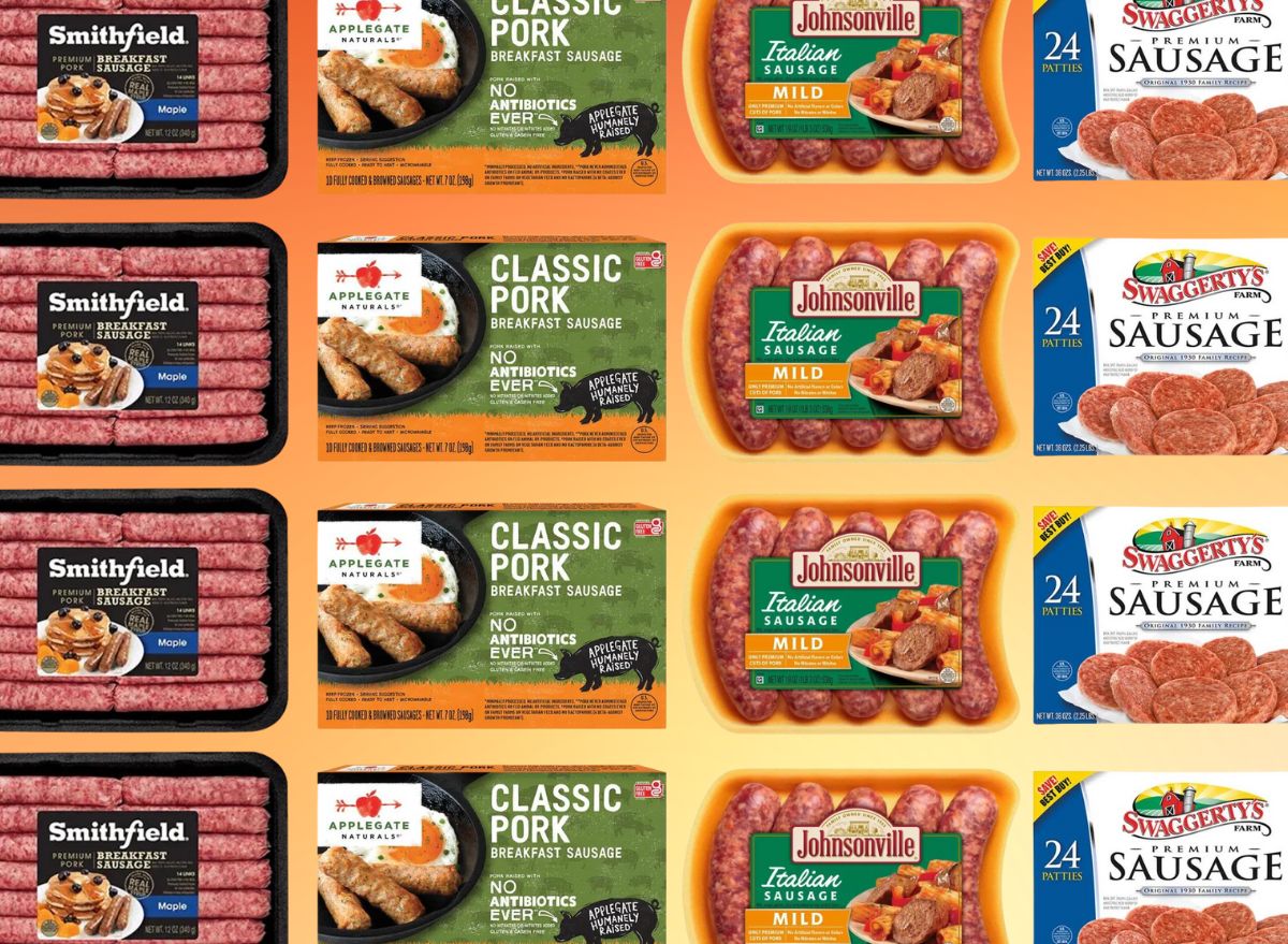 Pork sausages