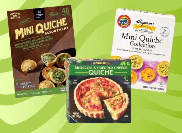 Frozen quiche taste test