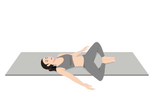 Reclining Bound Angle Pose