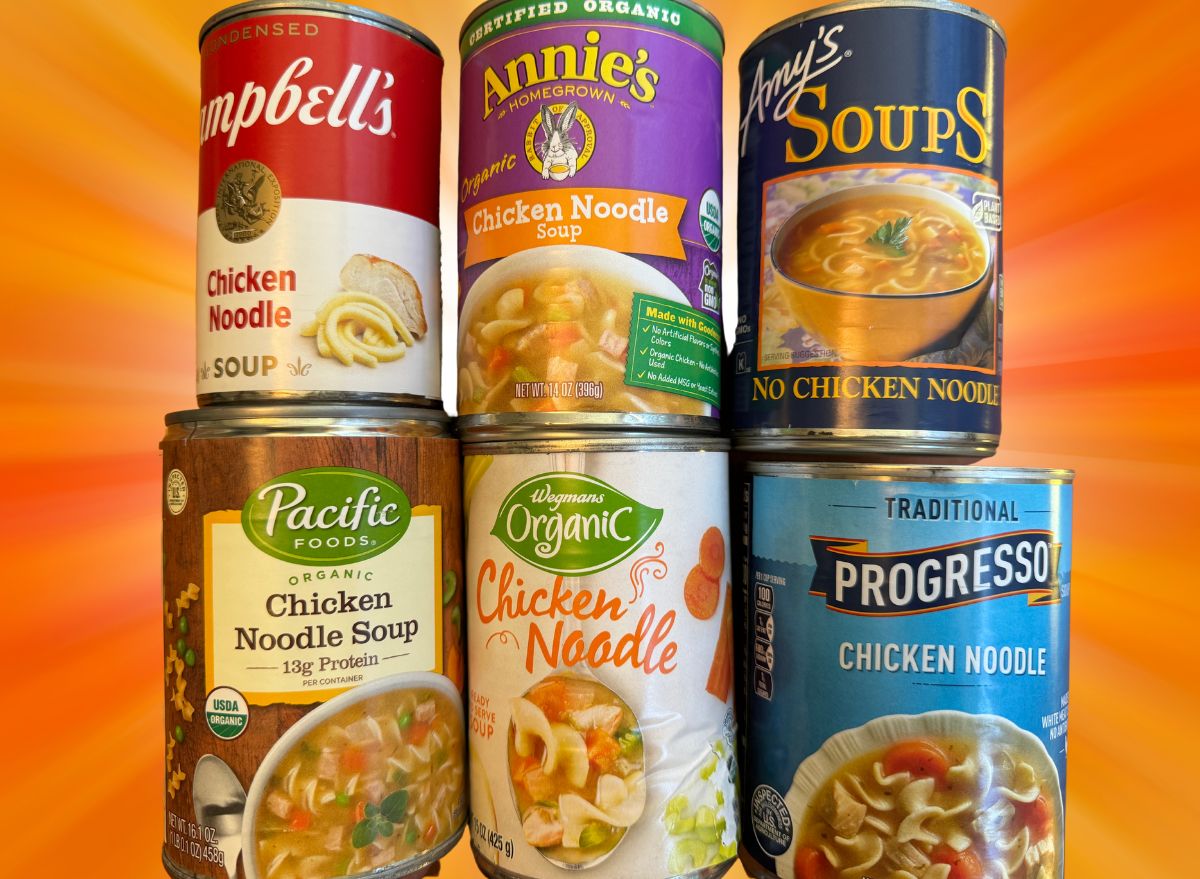 Canned chicken noodle soup taste test