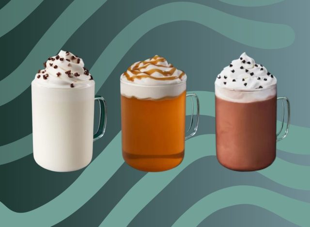 Starbucks hot drinks