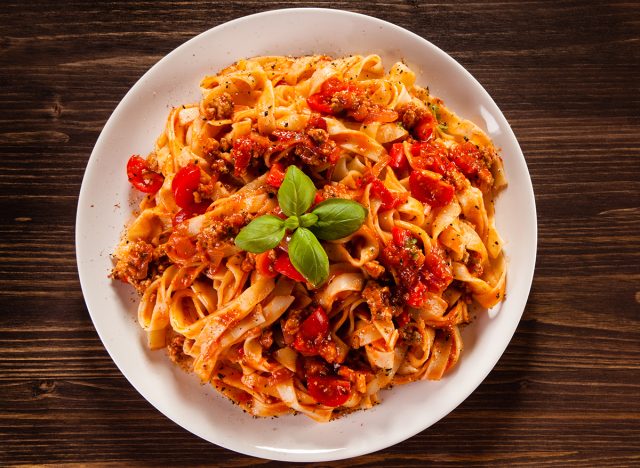 Tagliatelle pasta