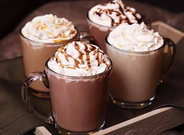 Hot chocolate at Tim Hortons