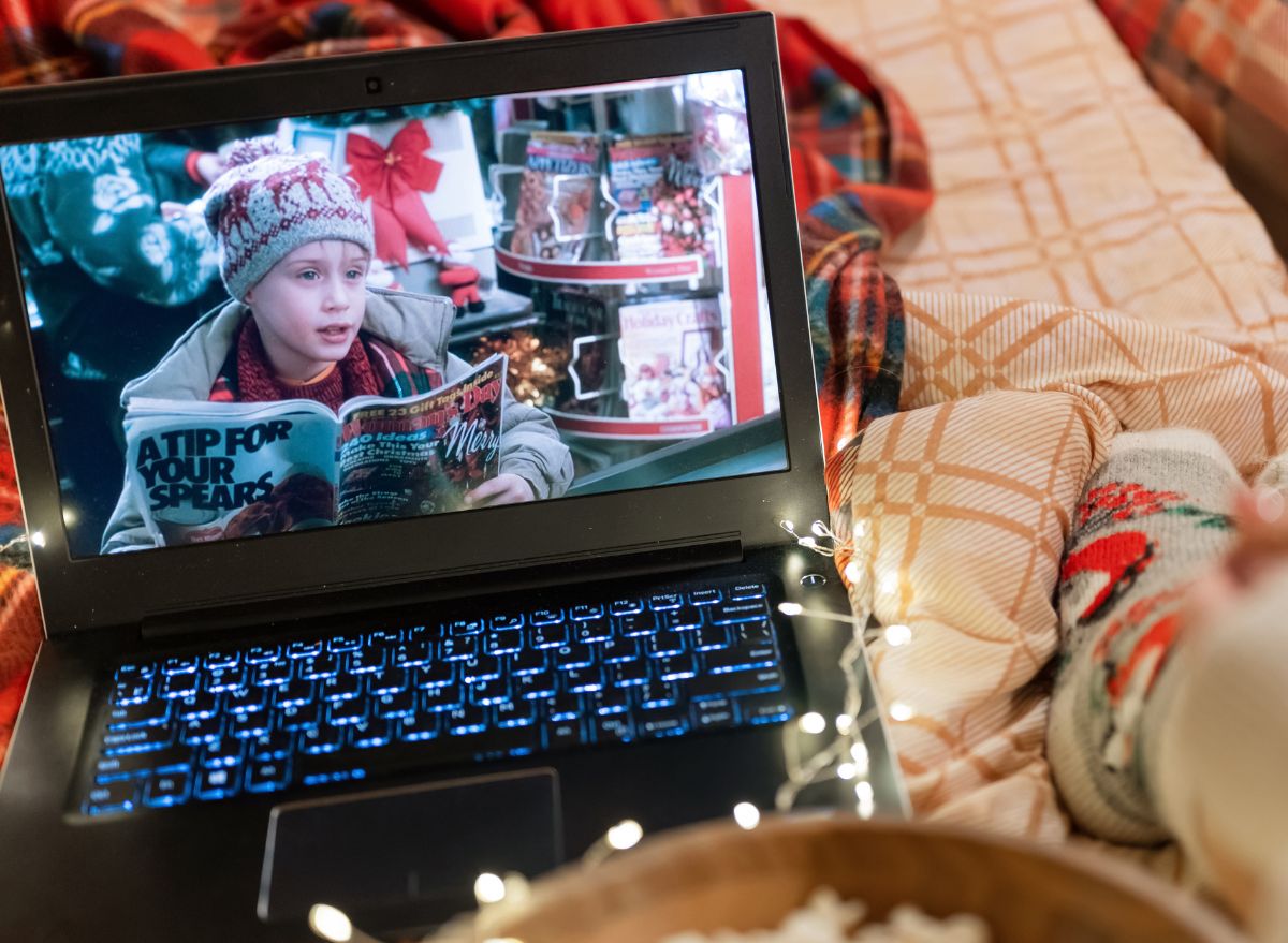 Watching 'Home Alone' on computer